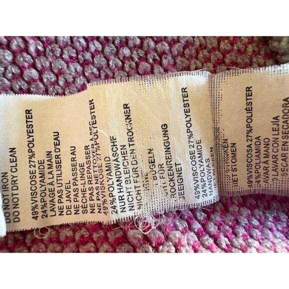 Gray & Pink Heart Print Knit Sweater & Shorts Lounge Set Nasty Gal M - Picture 4 of 5